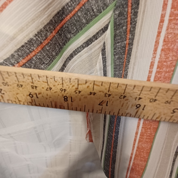 Vegan romantics size large striped square neck crop blouse - Picture 5 of 6